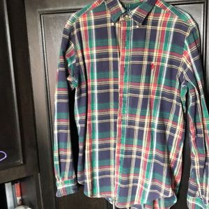 Ralph Lauren green flannel, Men’s size M
